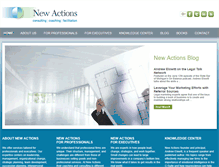 Tablet Screenshot of newactions.com